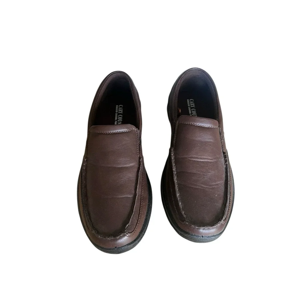 Brand New Mens Cary Country‎ Rugged Casual Boat Shoes 9.5 W Redwood Brown NIB